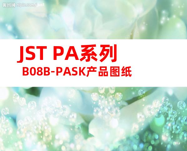 JST PA系列 B08B-PASK产品图纸